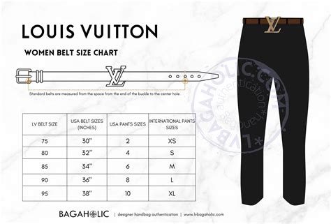 louis vuitton womens belt size chart|louis vuitton reversible belt women's.